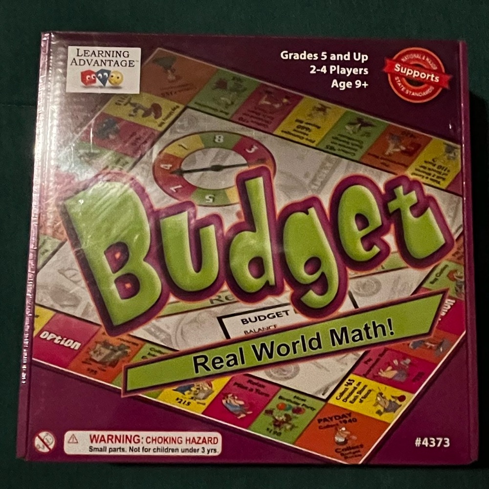Budget Real World Math Board Game for Learning Math New